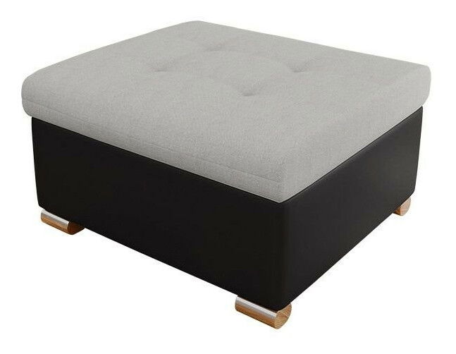 Taburetka malá Torrie (černá + šedá)