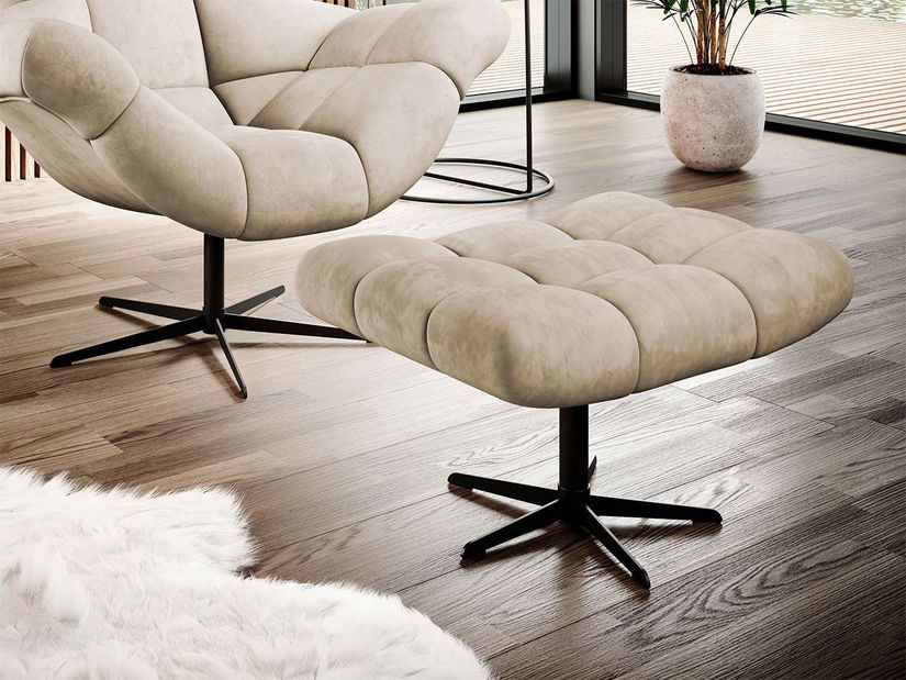 Taburetka Hellen (krémová)