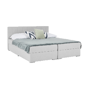 Manželská postel Boxspring 160 cm Ferrati (šedohnědá)