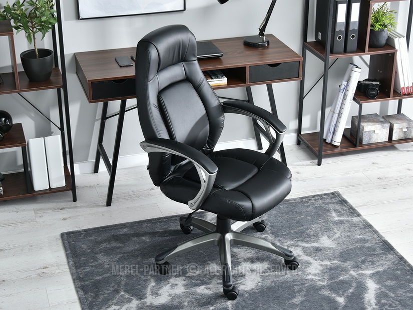 Křeslo Druker (černá + šedá)