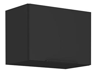 Horní kuchyňská skříňka Sobera 50 GU 36 1F (černá)