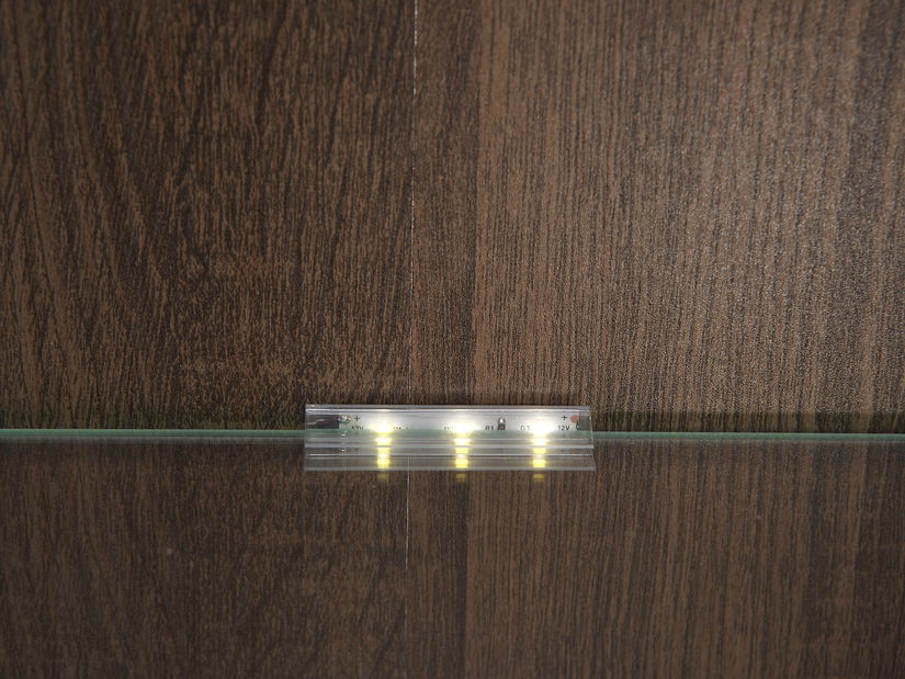 TV stolek/skříňka Indie 10 (s LED osvětlením) (jasan tmavý)