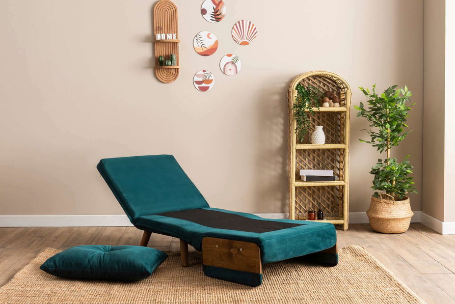 Křeslo Como S (petrolejová)