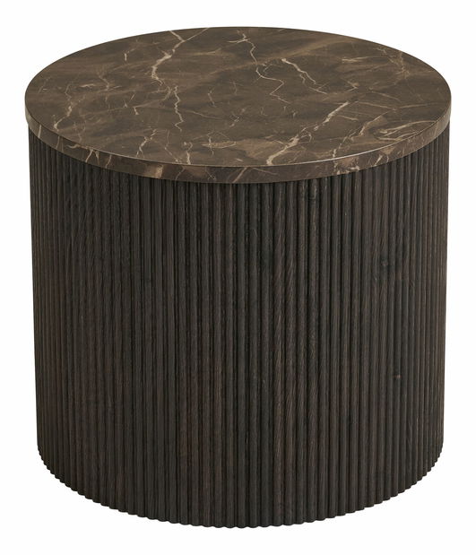 Příruční stolek Rvadoria 1 (tmavě hnědá)