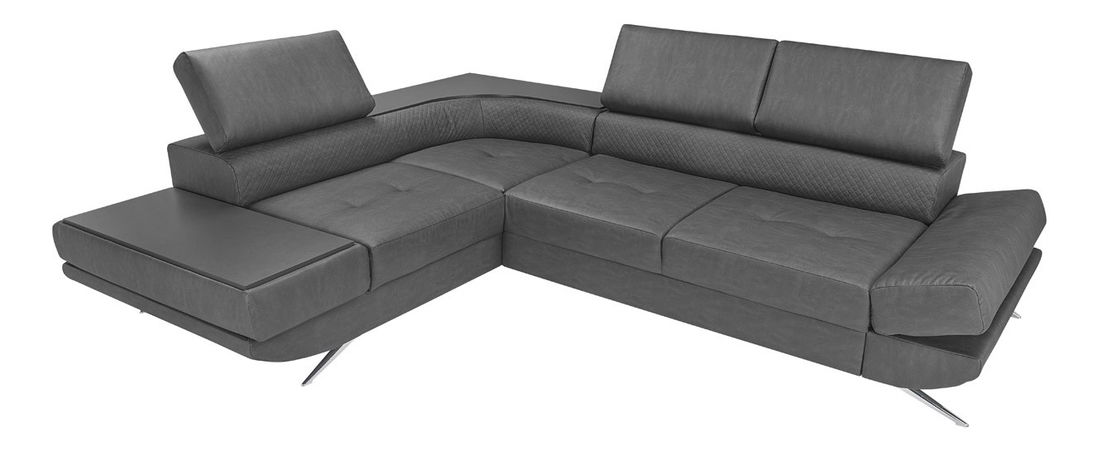 Rohová sedací souprava BRW Altro REC.2F (antracit) (L)