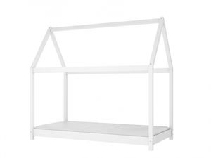 Dětská postel 80 cm Coddo (bílá) (s roštem)