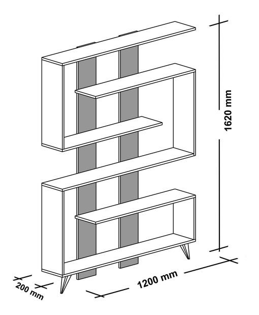 Regál Ryan (Bílá)