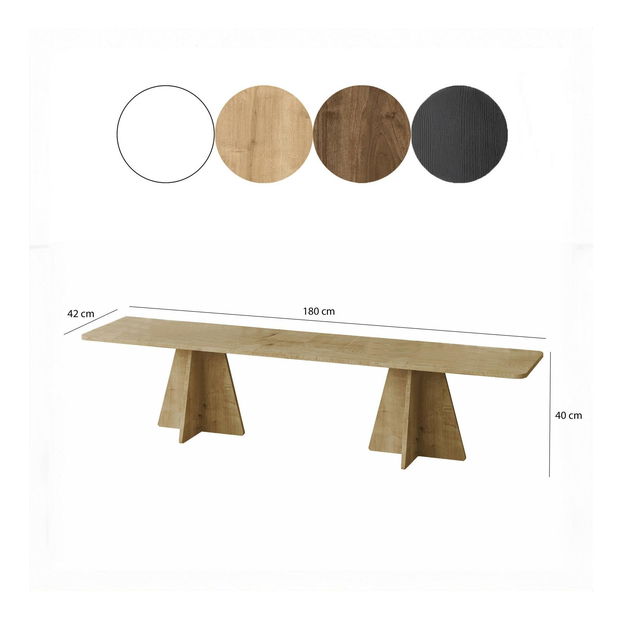 Set 4ks. konferenčních stolků Kabivo 2 (dub safírový)