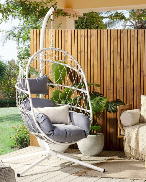 Závěsné křeslo Adrina (bílá)