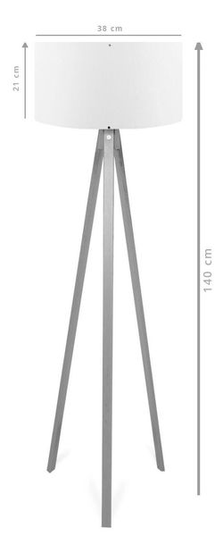 Stojanová lampa Amorekko 3 (hnědá)