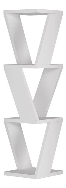 Nástěnná police Zella (bílá)