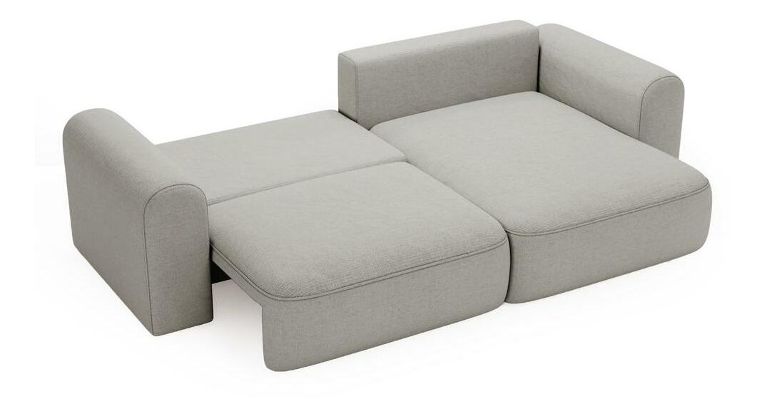 Rohová sedací souprava Sorento (světle šedá + černá)