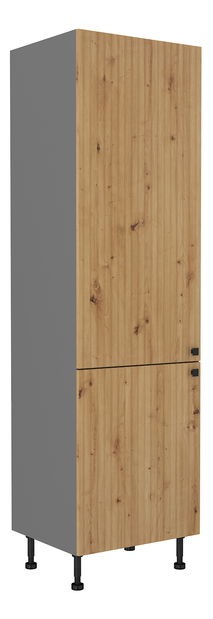 Potravinová kuchyňská skříňka Avantoe 60 DK-215 2F (Dub artisan + Antracit)