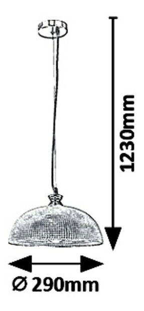 Závěsná lampa Petrina 5459 (chromová)