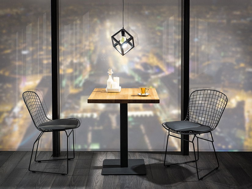 Servírovací stolek Penley (masiv) 60x60