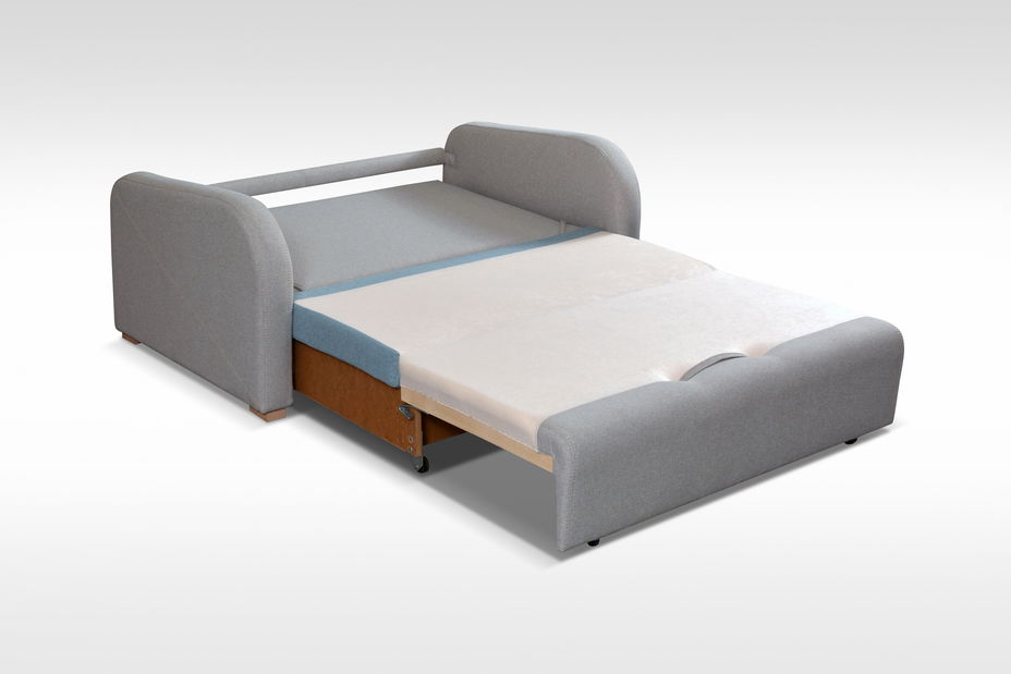 Pohovka dvoused Narya (modrá + šedá)