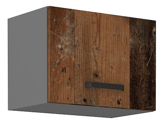 Horní kuchyňská skříňka Oldie 50 GU-36 1F (Antracit + Old style)