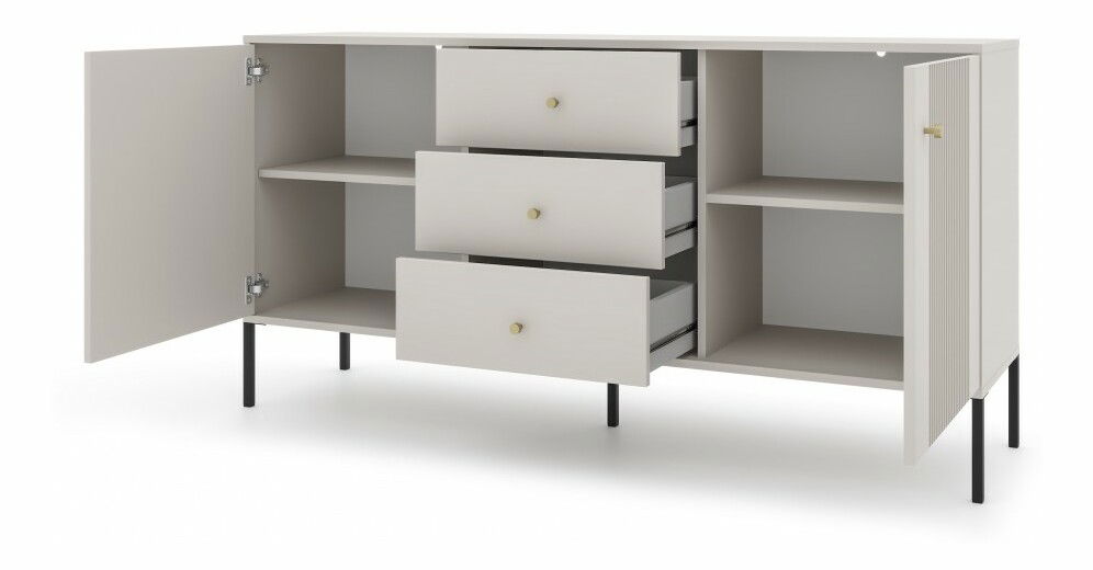 Komoda Isae 2D3S (kašmír + černá)