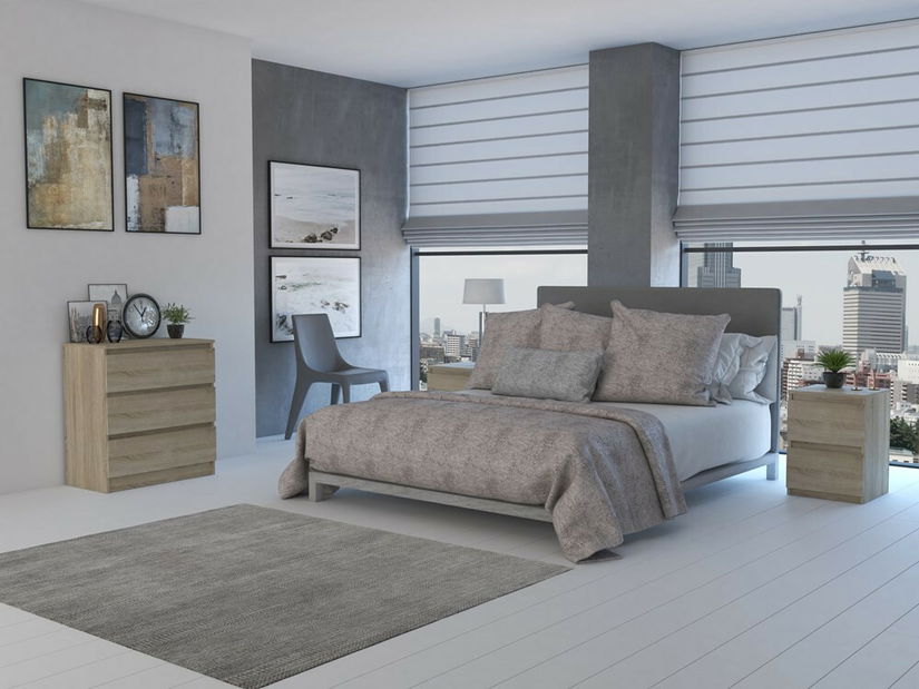 Noční stolek Musecalo 2 (dub sonoma)