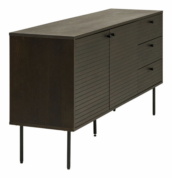 Komoda Ksitina 6 (tmavě hnědá)