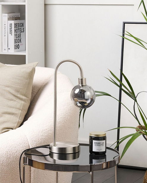 Stolní lampa Rams (stříbrná)