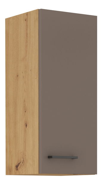 Horní kuchyňská skříňka Barb 30 G-72 1F (dub artisan + truflová)