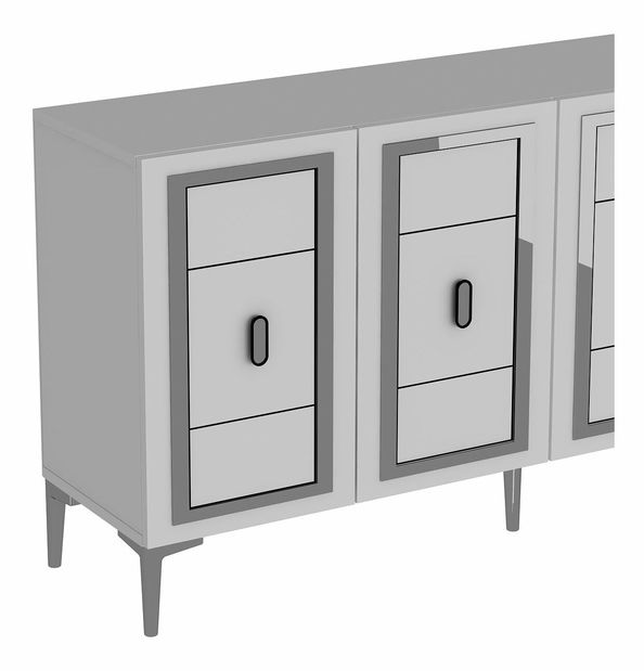 Skříňka Orino (antracit)