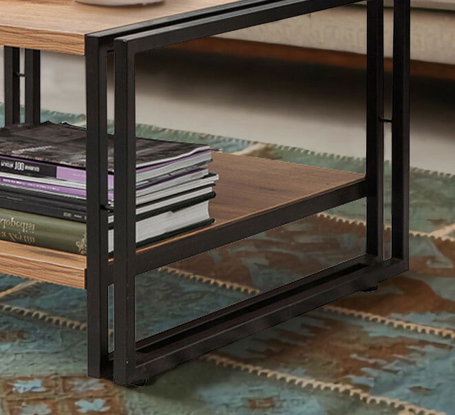 Konferenční stolek Cosmopolitan 1 (Borovice atlantic + Černá)