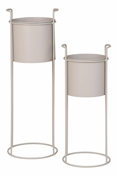 Set 2 ks květináčů Rinavena 2 (písková)