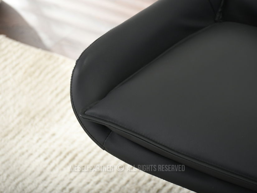 Židle Lola (ořech tmavý + černá)