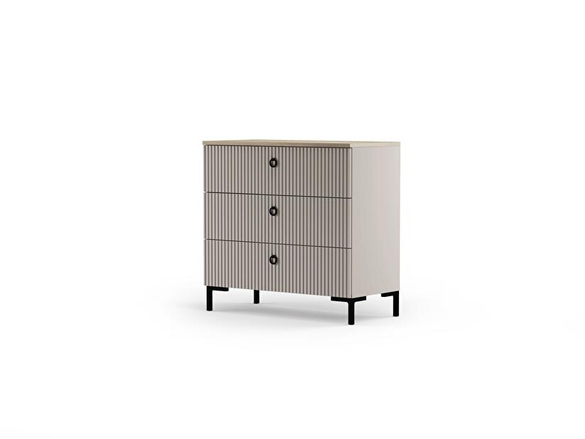 Komoda Demandaron 2 (taupe + dub silverjack)