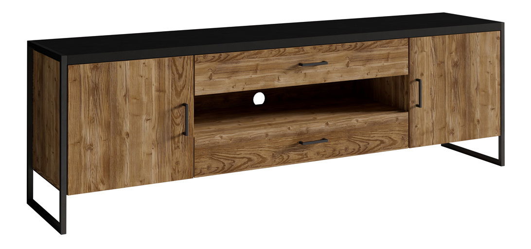 TV stolek Taren Typ 40 smrk + černá)