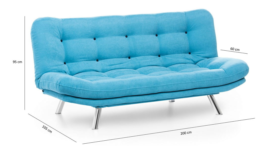 Třísedačka Mishike (Tyrkysová) *výprodej