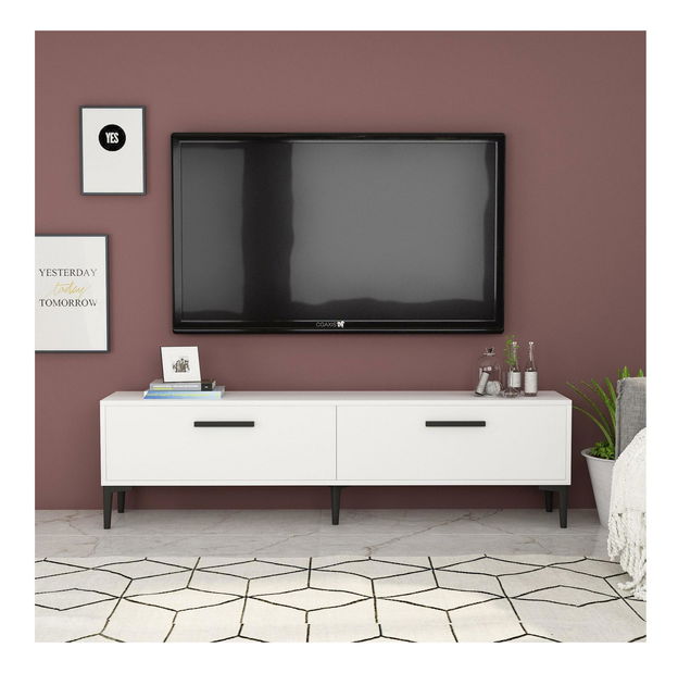 TV stolek/skříňka Vupaki (bílá)