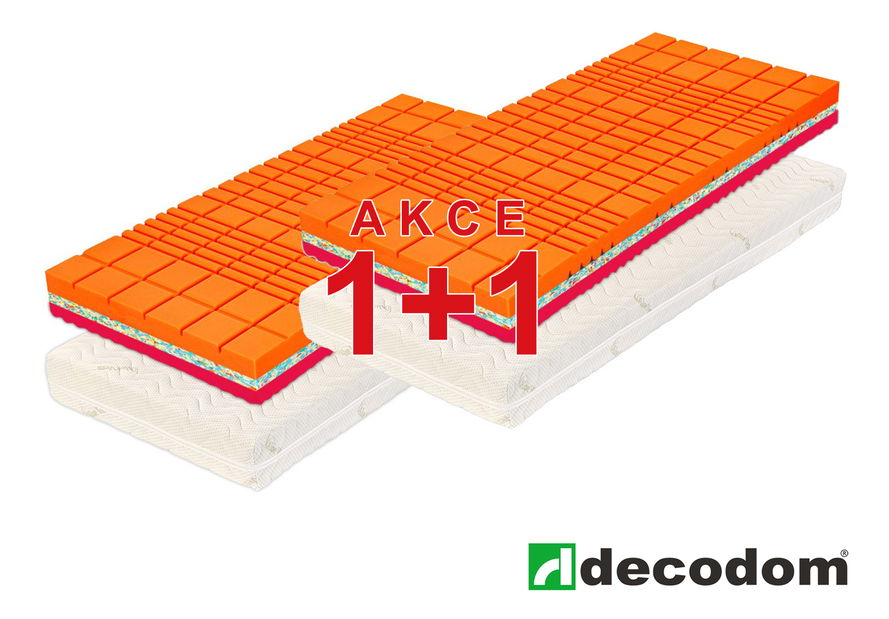 Pěnová matrace Decodom Lagos 200x90 cm (T4) *AKCE 1+1
