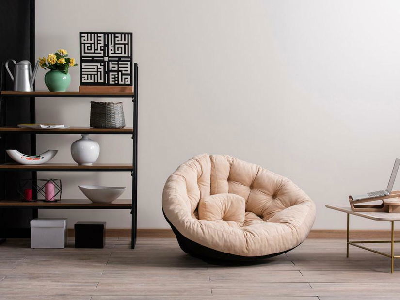 Taburet Dekisu (krémová)