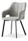 Židle Carl (šedá + černá)