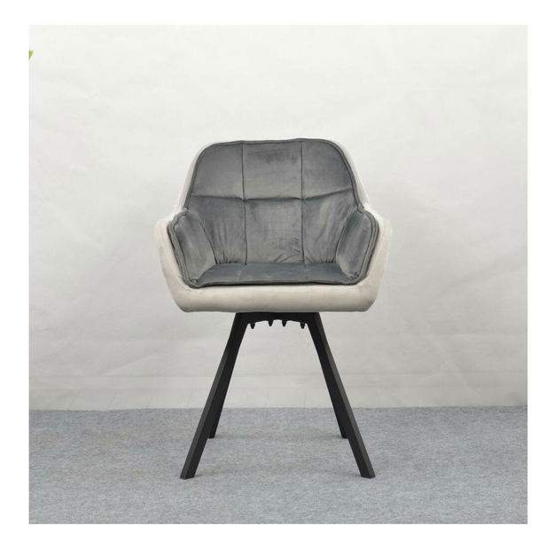 Jídelní židle Fleur (šedá)