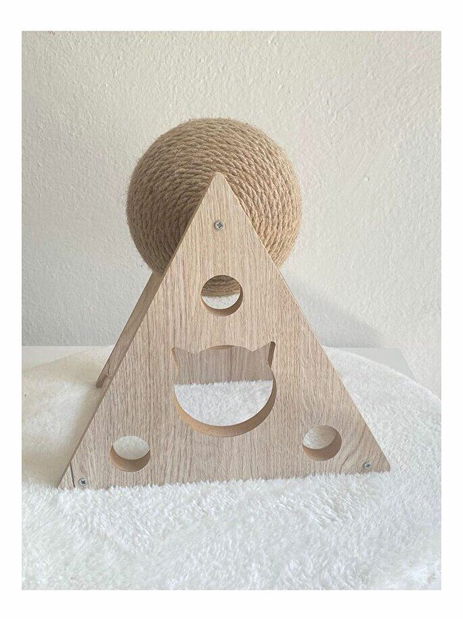 Škrabadlo pro kočky Coria (přírodní)