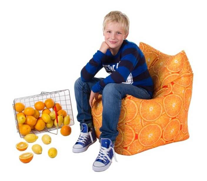 Sedací pytel Roxana XXL (oranžová)