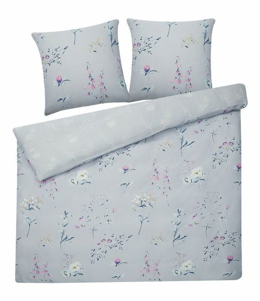 Ložní prádlo 200 x 220 cm Ernest (modrá) (komplet s povlečením na polštář)