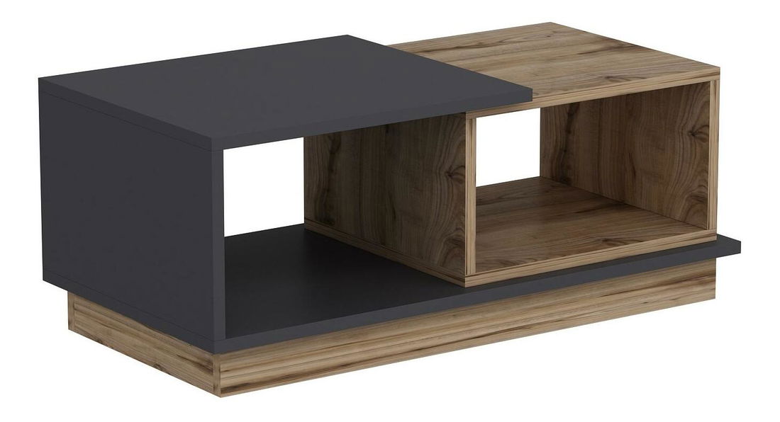 Konferenční stolek Concept (antracit + dub)