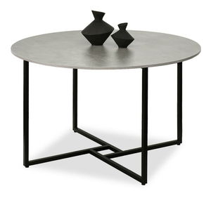 Jídelní stůl Bird (beton + černá)