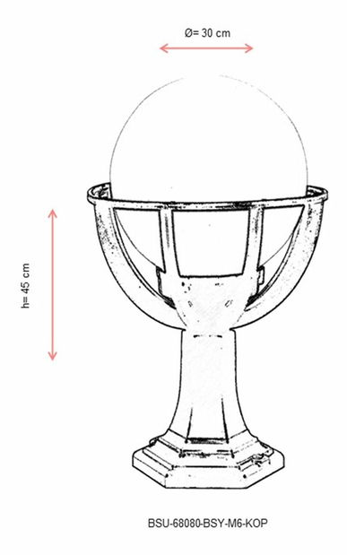 Venkovní nástěnné svítidlo Brie (černá + bílá)