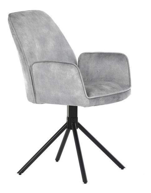 Jídelní židle Heridas (stříbrná)