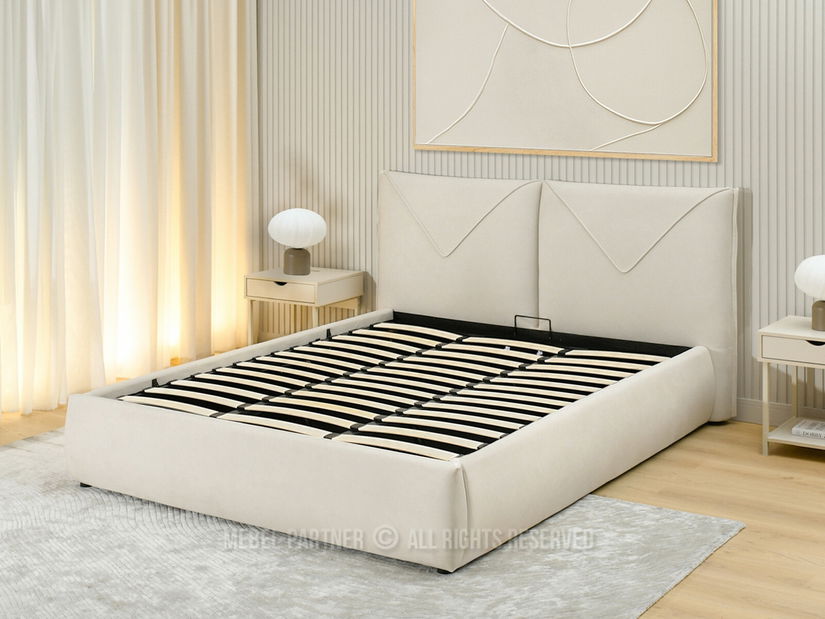 Manželská postel 180 cm Verdadera 180 (béžová)