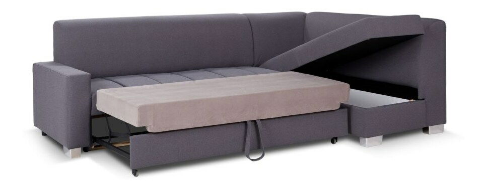 Rohová sedací souprava Mimi (fialová) (P)