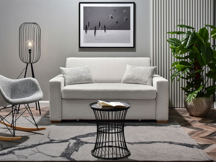 Pohovka dvousedačka Modernos (popelavá + buk)