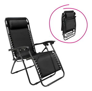 Zahradní křeslo Gerry new (černá)