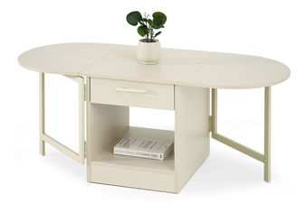 Konferenční stolek Entrana (krémová)